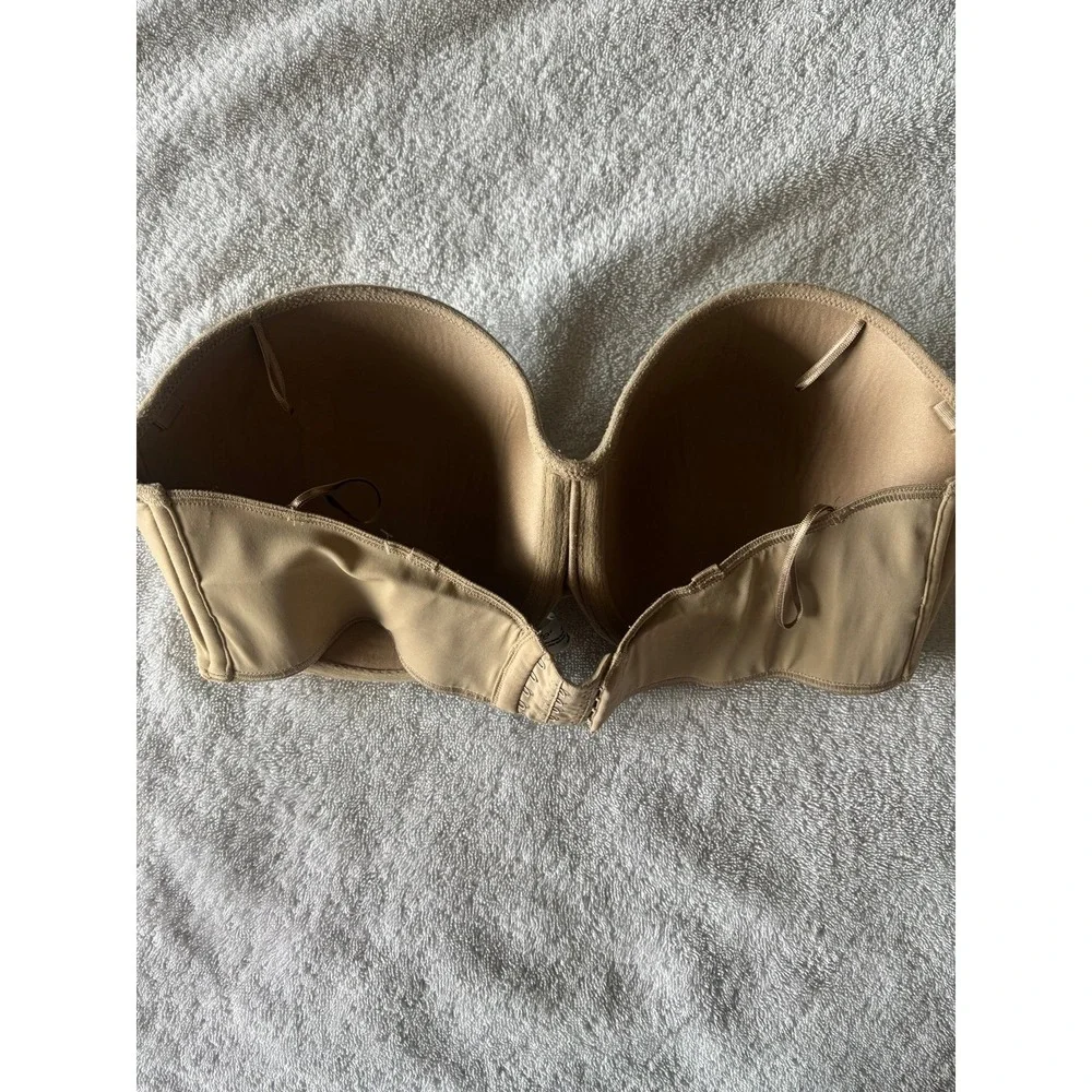 38DD‎ Lilyette Tailored Strapless Underwire Bra Nude